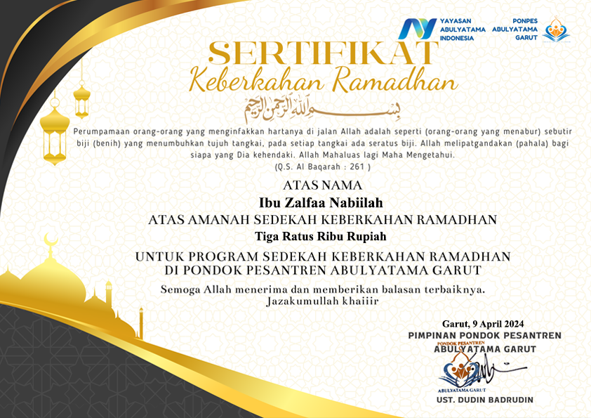 Ibu Zalfaa Nabiilah