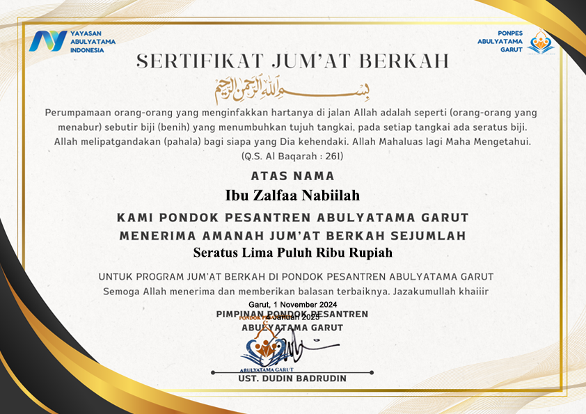 Ibu Zalfaa Nabiilah